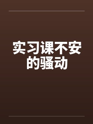 实习课不安的骚动笔趣阁无弹窗封面