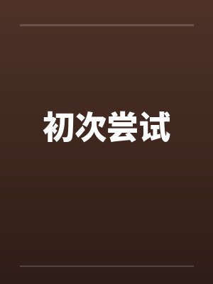 初次尝试by佚名笔趣阁无弹窗封面