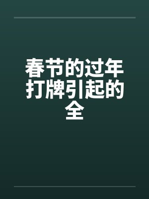春节的过年打牌引起的全笔趣阁无弹窗封面