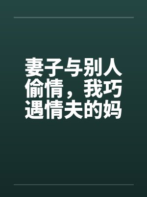 妻子与别人偷情，我巧遇情夫的妈妈by佚名笔趣阁无弹窗封面