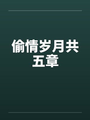 偷情岁月共五章封面