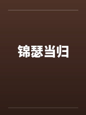 锦瑟当归封面