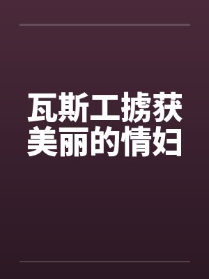 瓦斯工掳获美丽的情妇by佚名封面