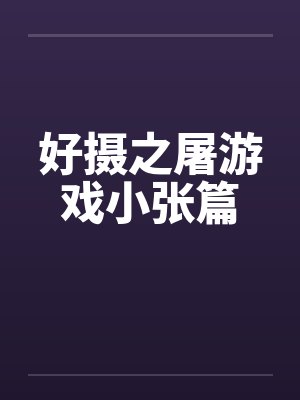 好摄之屠游戏小张篇笔趣阁无弹窗封面