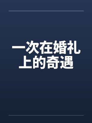 一次在婚礼上的奇遇by佚名笔趣阁无弹窗封面