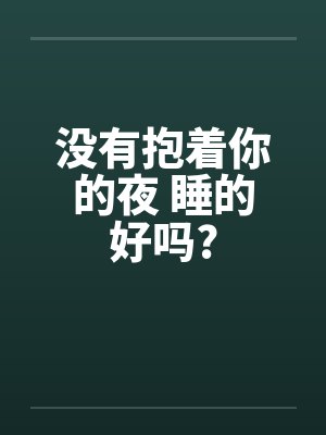 没有抱着你的夜 睡的好吗?笔趣阁无弹窗封面