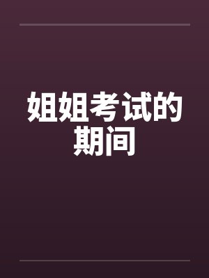 姐姐考试的期间封面