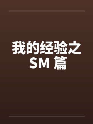 我的经验之 SM 篇笔趣阁无弹窗封面