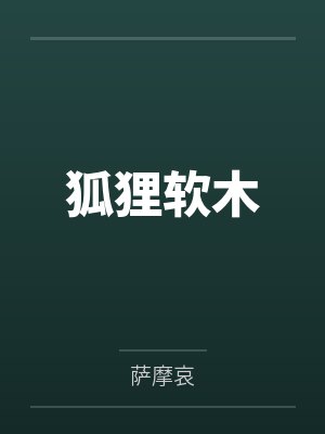 狐狸软木by萨摩哀封面