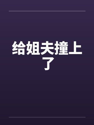给姐夫撞上了笔趣阁无弹窗封面