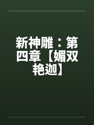 新神雕：第四章【媚双艳迦】封面