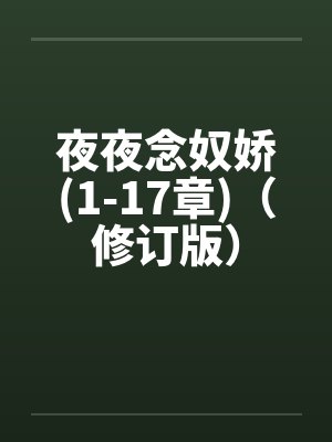 夜夜念奴娇(1-17章)（修订版）by佚名封面
