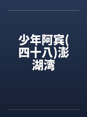 少年阿宾(四十八)澎湖湾封面