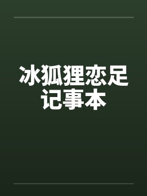 冰狐狸恋足记事本封面