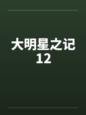 大明星之记12笔趣阁无弹窗封面