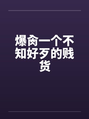爆肏一个不知好歹的贱货笔趣阁无弹窗封面