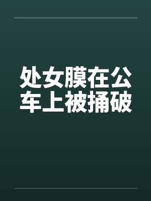 处女膜在公车上被捅破笔趣阁无弹窗封面