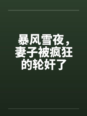 暴风雪夜，妻子被疯狂的轮奸了by佚名笔趣阁无弹窗封面