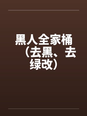 黑人全家桶(去黑、去绿改)by佚名笔趣阁无弹窗封面