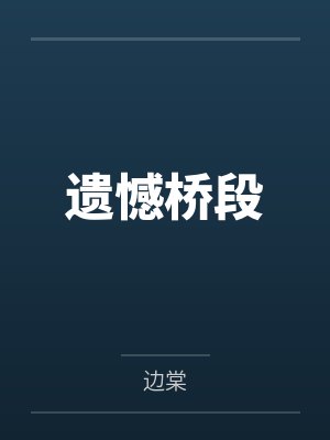 林殊最后和谁在一起了封面
