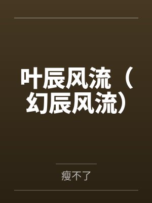 叶辰风流（幻辰风流）封面