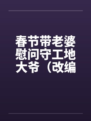春节带老婆慰问守工地大爷（改编）（完）by佚名笔趣阁无弹窗封面