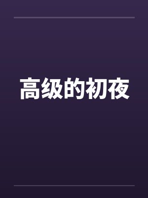高级的初夜by佚名封面