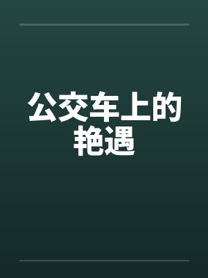 公交车上的艳遇by佚名封面