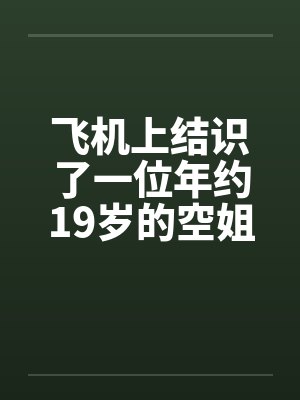 飞机上结识了一位年约19岁的空姐by佚名笔趣阁无弹窗封面