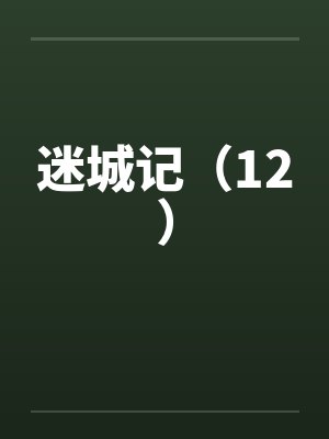 迷城记（12）笔趣阁无弹窗封面